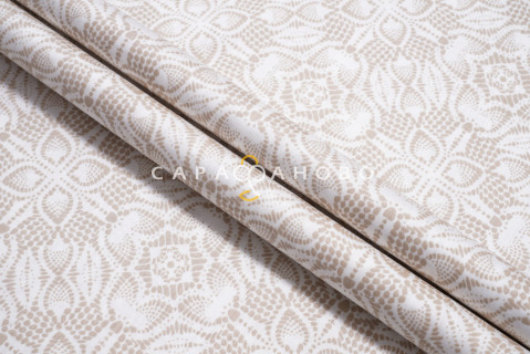 Ткань Сатин 220 см "Бурбон" рис 9871-1 (компаньон)