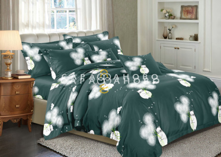 Ткань Полисатин 220 см. 90 гр. Одуванчики