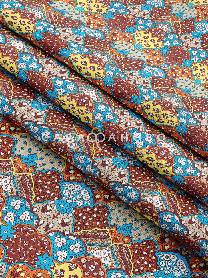 Ткань Ситец 80 см рис 21505-1