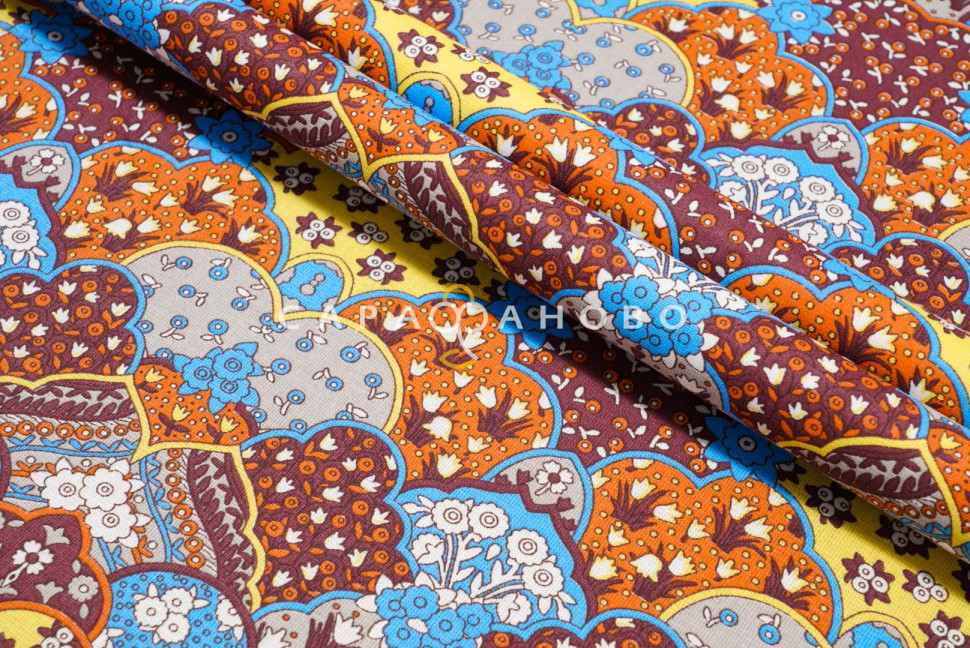Ткань Ситец 80 см рис 21505-1