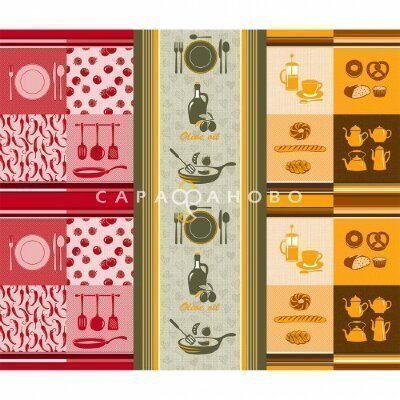 Ткань Рогожка 150 см рис. 12172-1 Готовим дома