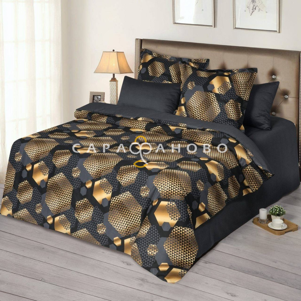 Ткань Сатин 220 см рис. Альберт осн 12867-2