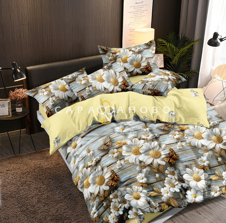 Ткань Поплин 220 см 115 гр А+В рис 1655