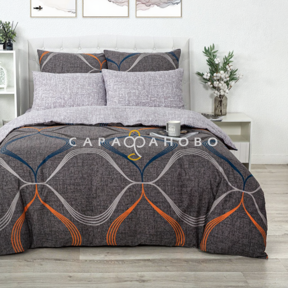 Ткань Бязь 220 см 120 гр рис. 13336-1 Эффект комп