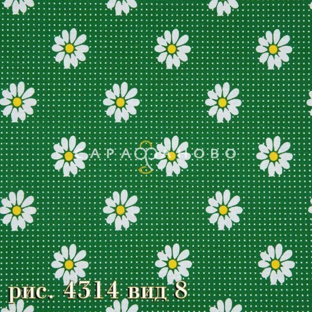 Ткань Бязь 150 см Плательная Коллекция рис 4314 вид 8