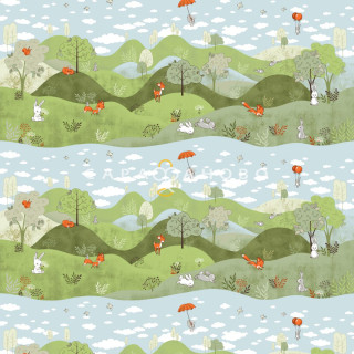 Перкаль 150 см наб рис 13481 вид 1 "Лесная сказка" 