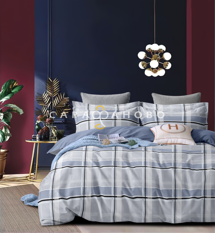 Ткань Сатин Твил набивной 235 см. 115гр. А+В рис.2