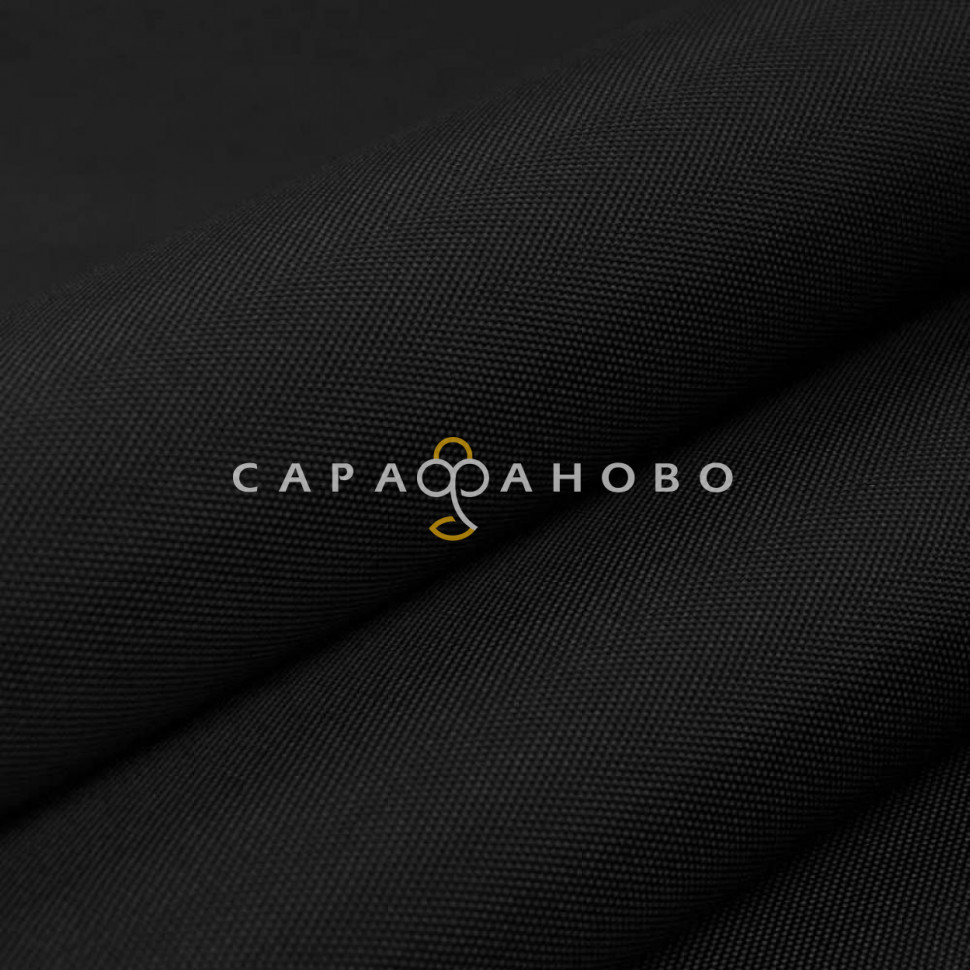 Ткань Оксфорд 200 PU1000 150 см 80 гр диз Черный 124