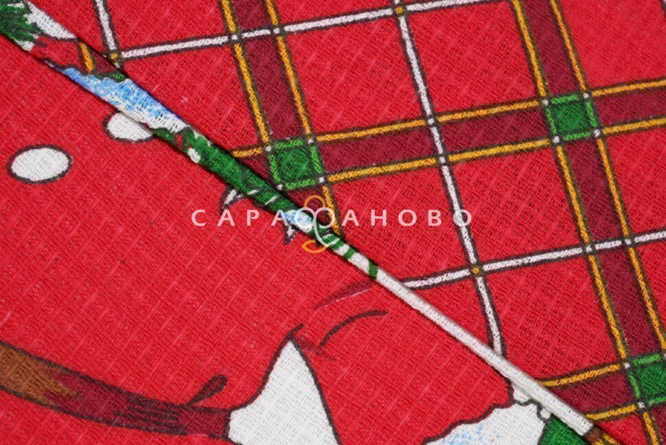 Ткань Вафельное полотно 45 см 144 гр рис. 1472-1