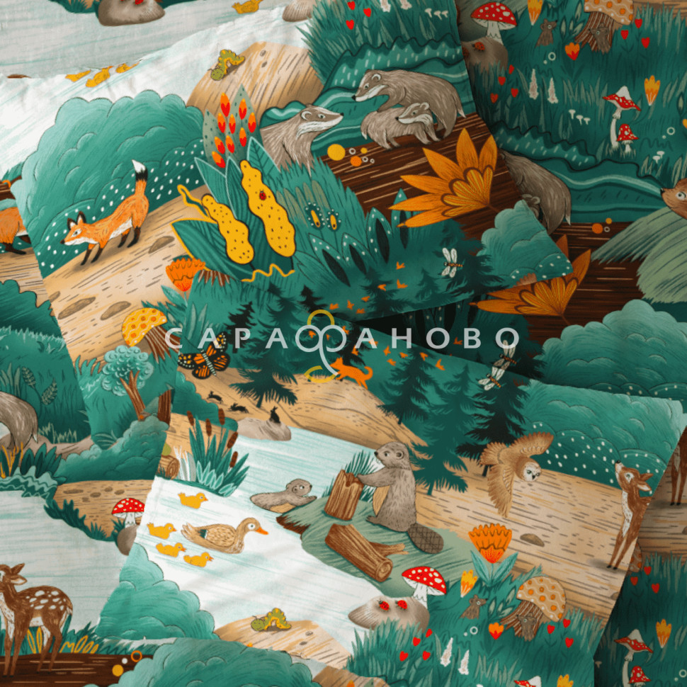 Перкаль 150 см наб рис 13482 вид 1 