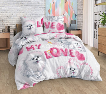 Ткань бязь 150 см рис Шпицы 13547/1 