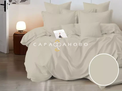 Ткань Полипоплин 220 см 115 гр однотонный рис Бежевый