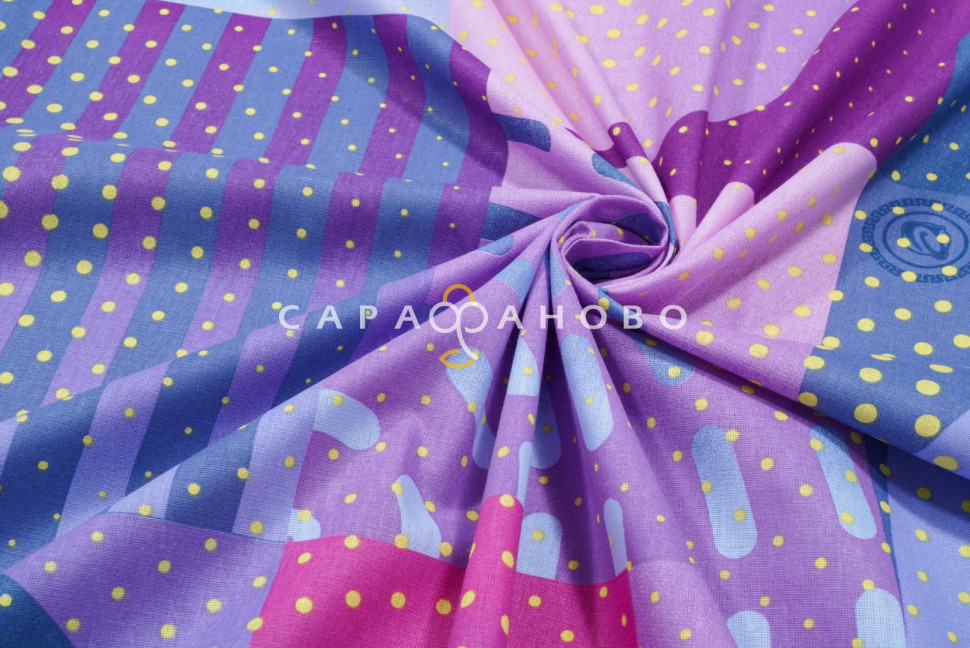 Ткань Бязь 220 см рис. 12561-1 Корсика (основа)