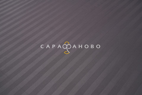 Ткань Сатин Страйп 1х1 250 см 120 гр цвет Графит 86107/13