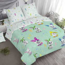 Ткань Поплин 150 см 115 гр рис Милаш 23165-1 (компаньон)