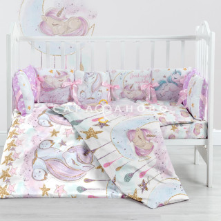КПБ Бортики-подушки 13251-1 Cute unicorns