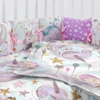 КПБ Бортики-подушки 13251-1 Cute unicorns