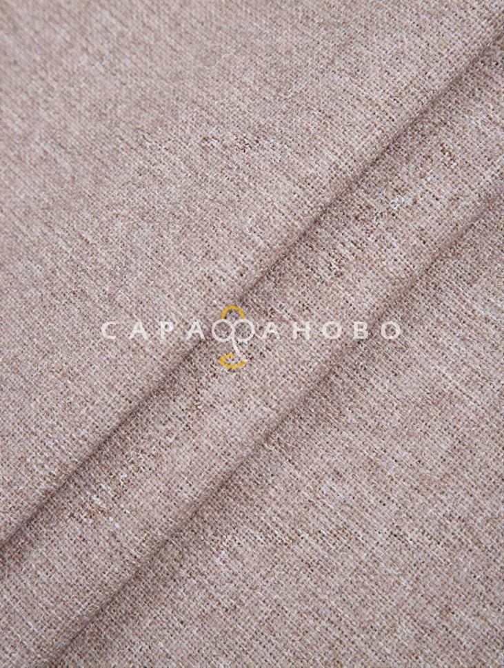 Ткань Рогожка 150 см 290 гр. Телесный