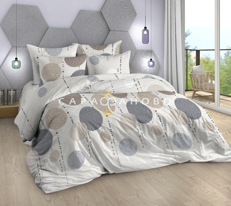 Ткань Бязь 220 см рис. Бабл 13524/1