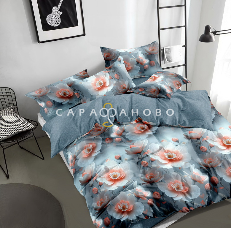 Ткань Поплин 220 см 115 гр А+В рис 1640