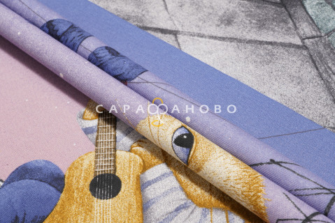 Ткань Рогожка 150 см 170 гр рис Променад