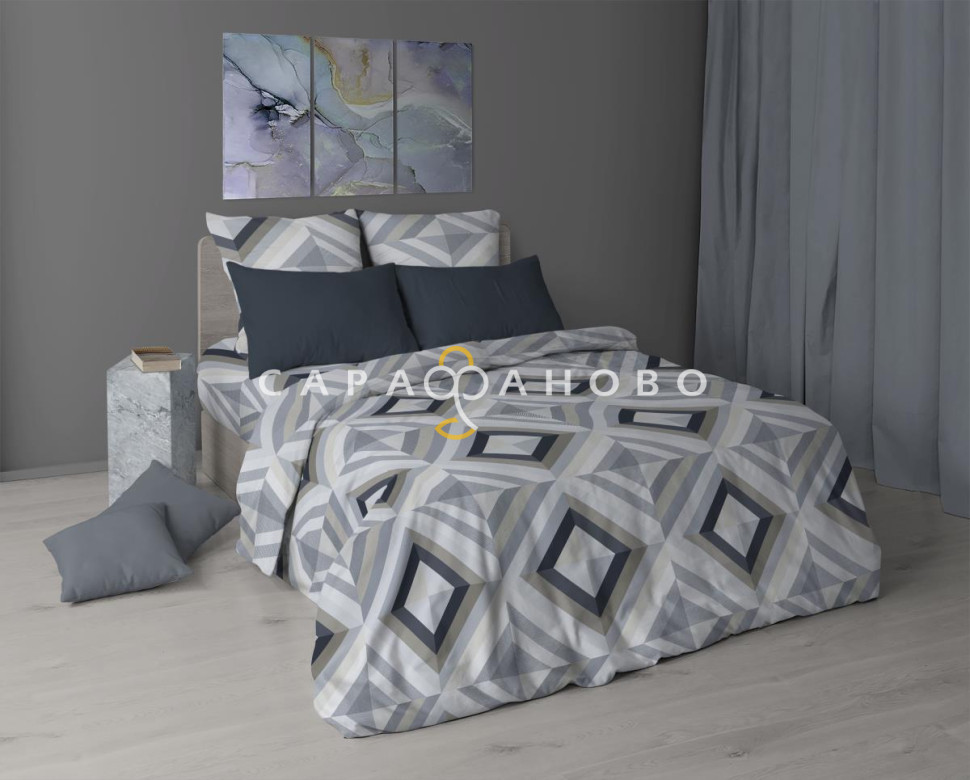 Ткань Перкаль 220 см 110 гр набивной рис 7180-2