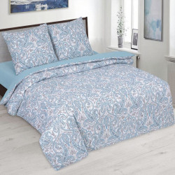 Ткань Поплин 220 см 115 гр рис Арабеска 23148-1 (основа)