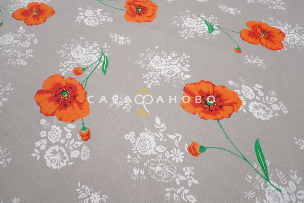 Ткань Рогожка 150 см рис 1402