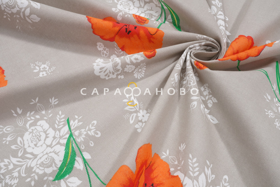 Ткань Рогожка 150 см рис 1402