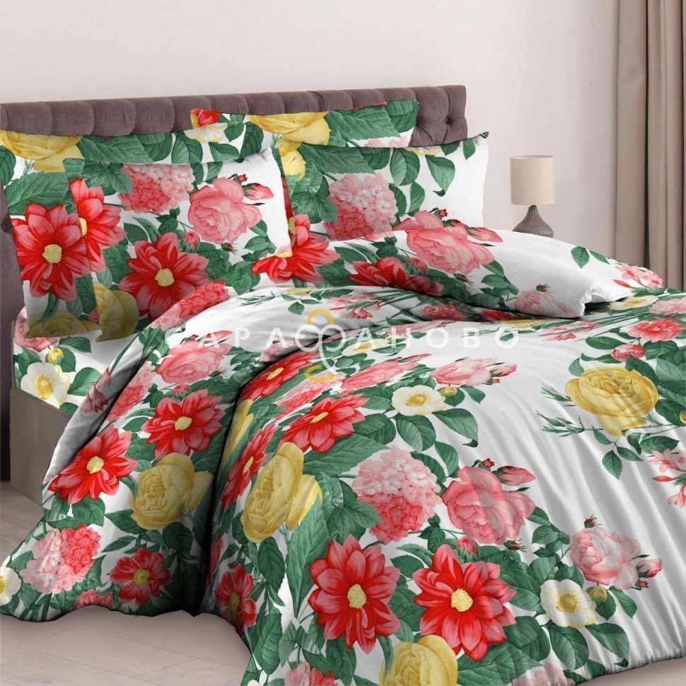 Ткань Бязь 150 см рис Очарование 7258/1