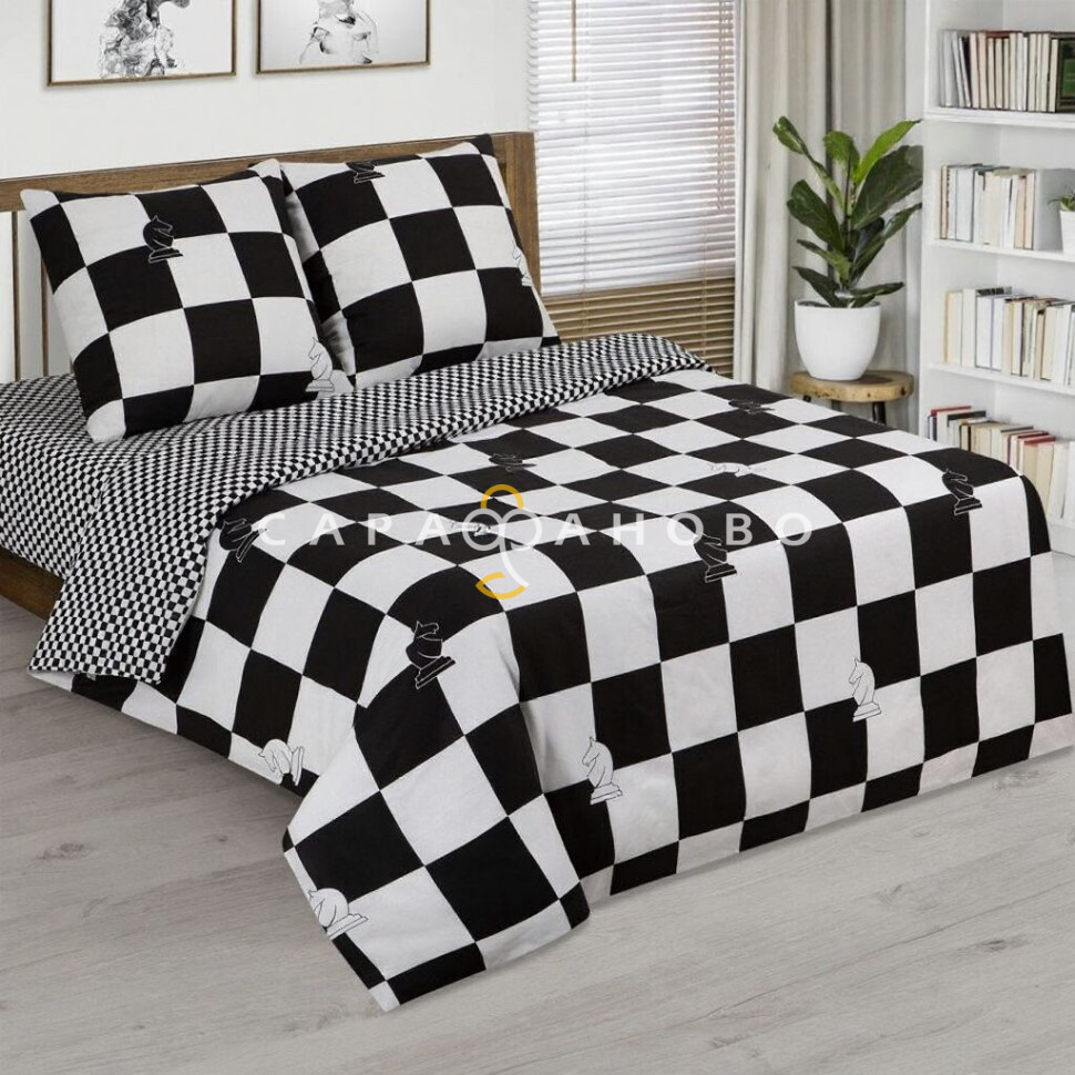 Ткань Бязь 220 см рис. 12434-1 Партия (основа)