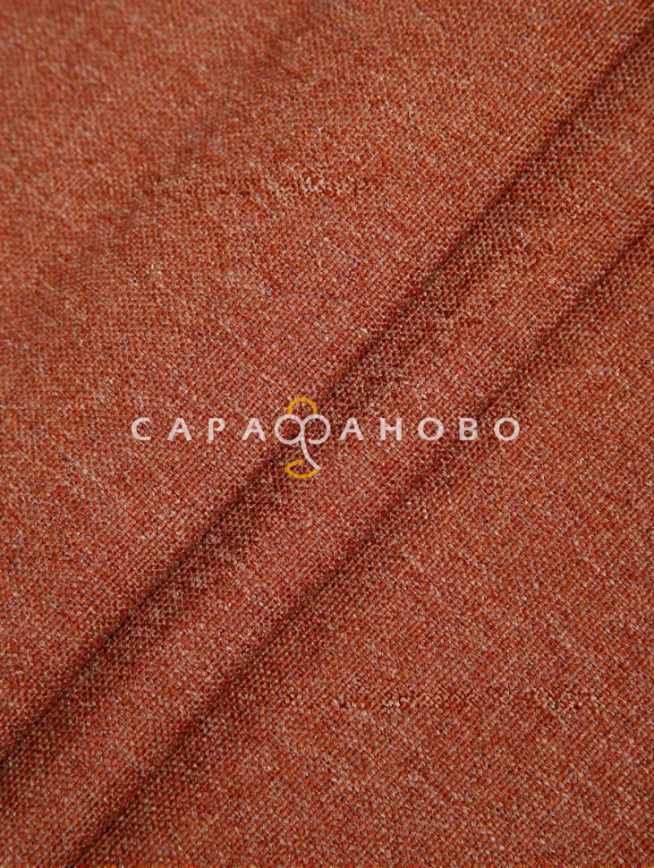 Ткань Рогожка 150 см 290 гр. Терракотовый