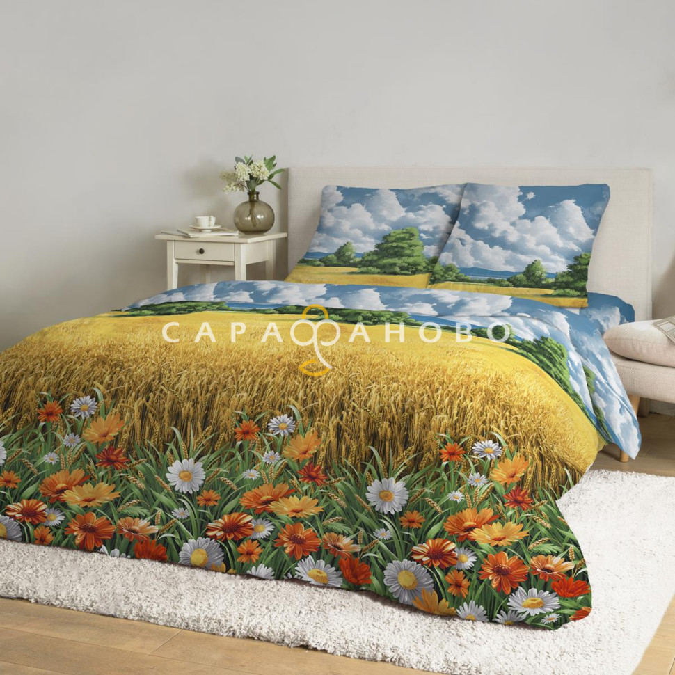 Ткань Бязь Премиум 220 см рис 72044 вид 1