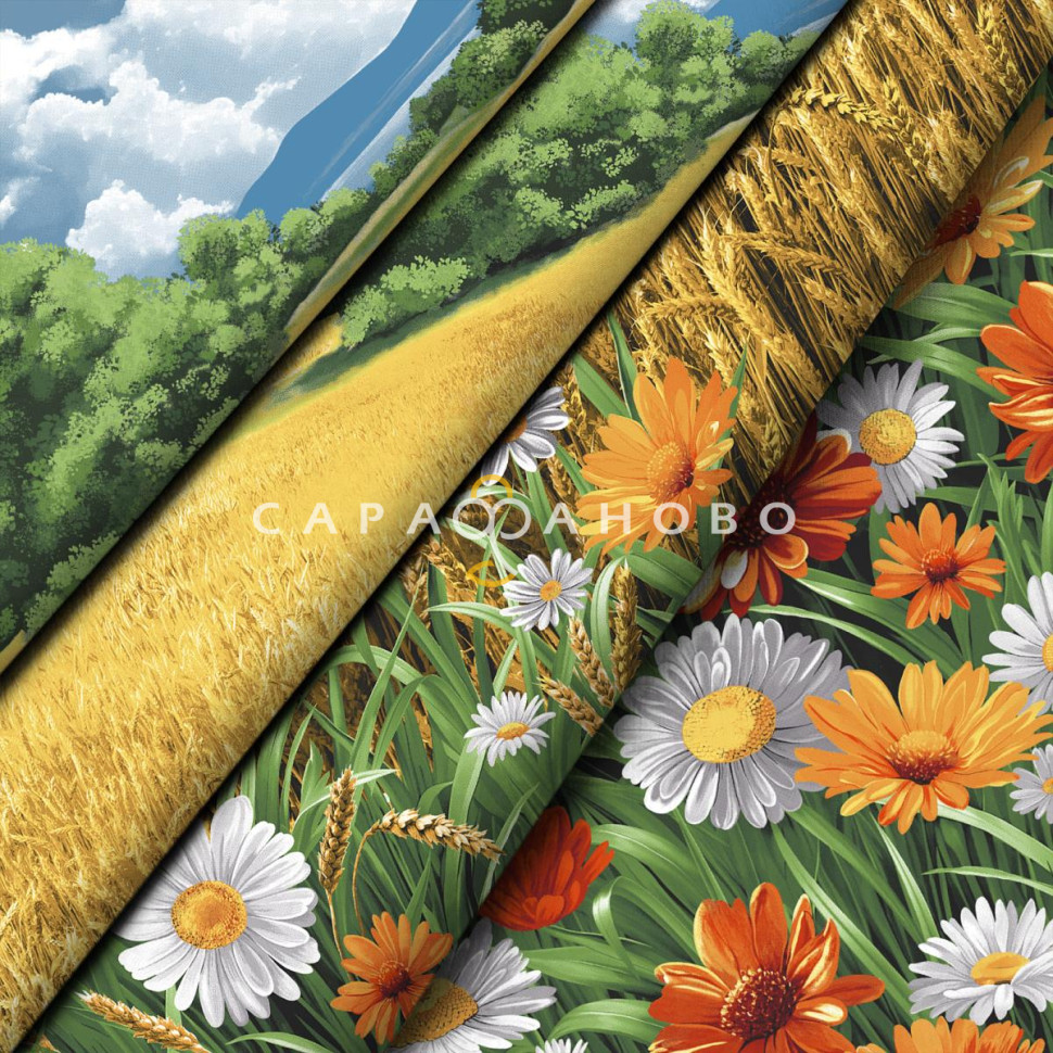 Ткань Бязь Премиум 220 см рис 72044 вид 1