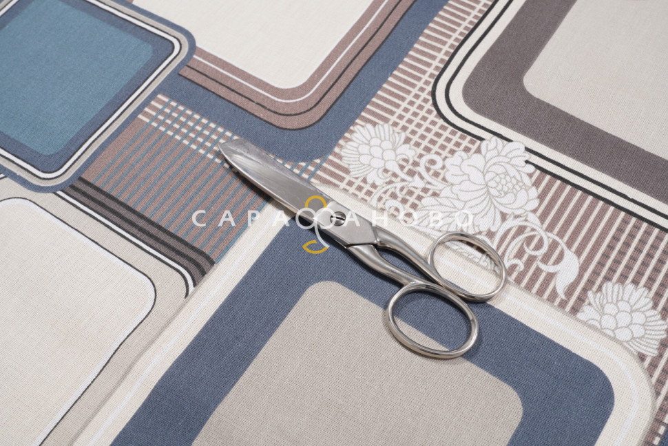 Ткань Бязь 150 см 140 гр рис. Лабиринт вид 1