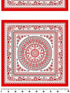 Ткань Ситец 95 см 90гр. рис 21645-1с8шв 