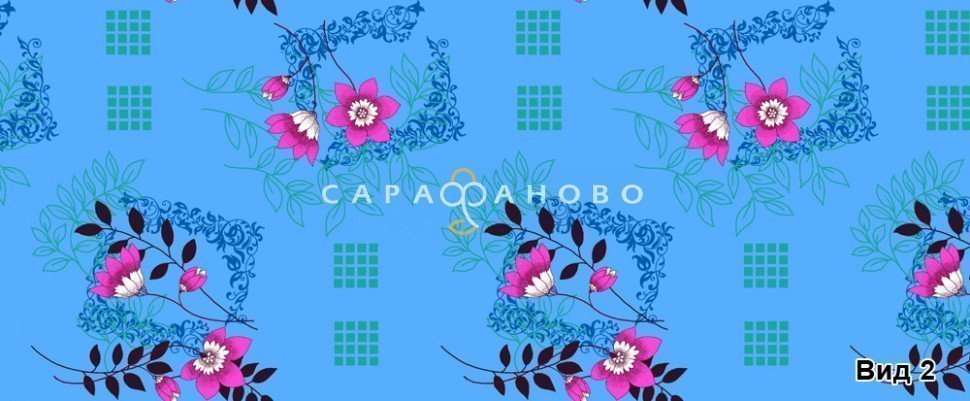 Бязь набивная 150 см рис 1033 вид 2
