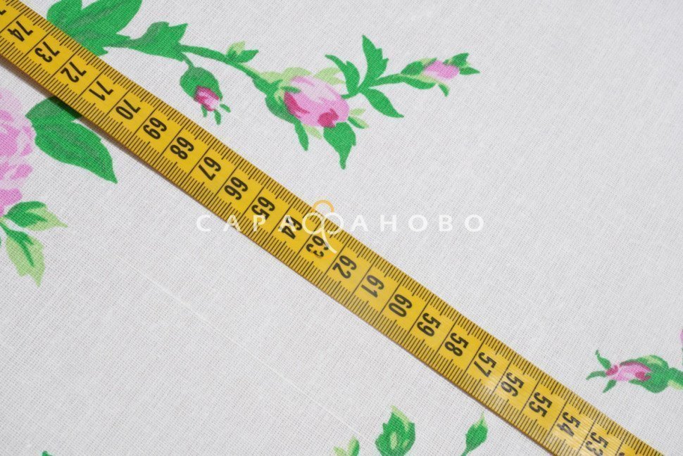 Ткань бязь 150 см 105 гр рис. 079в9/2 Розы
