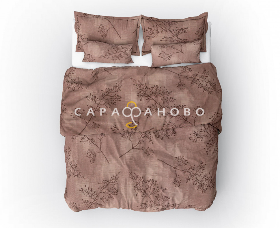 Ткань Бязь 220 см 140 гр рис. 295в1/1 Ботаника