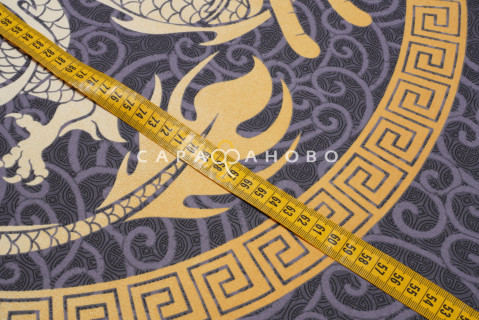 Ткань Поплин 220 см 115 гр рис Символ добра 12974-1 (основа)
