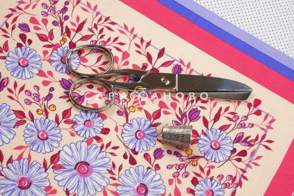 Ткань Ситец платочный 95 см «Нежность» рис 21283 вид 3