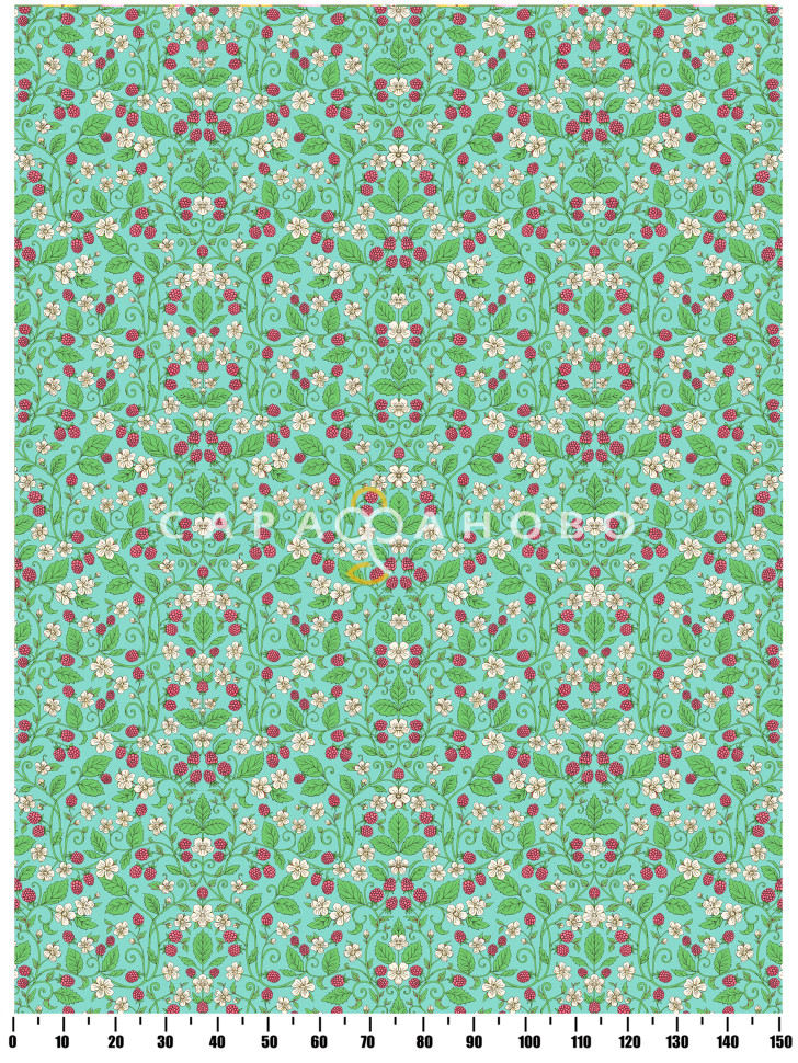 Ткань Ситец 150 см 100 гр рис 22240-1, фото 2