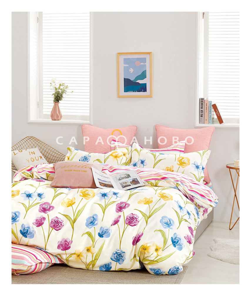 Ткань Сатин Твил набивной 235 см. 115гр. А рис. 95