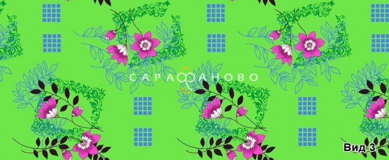 Бязь набивная 150 см рис 1033 вид 3