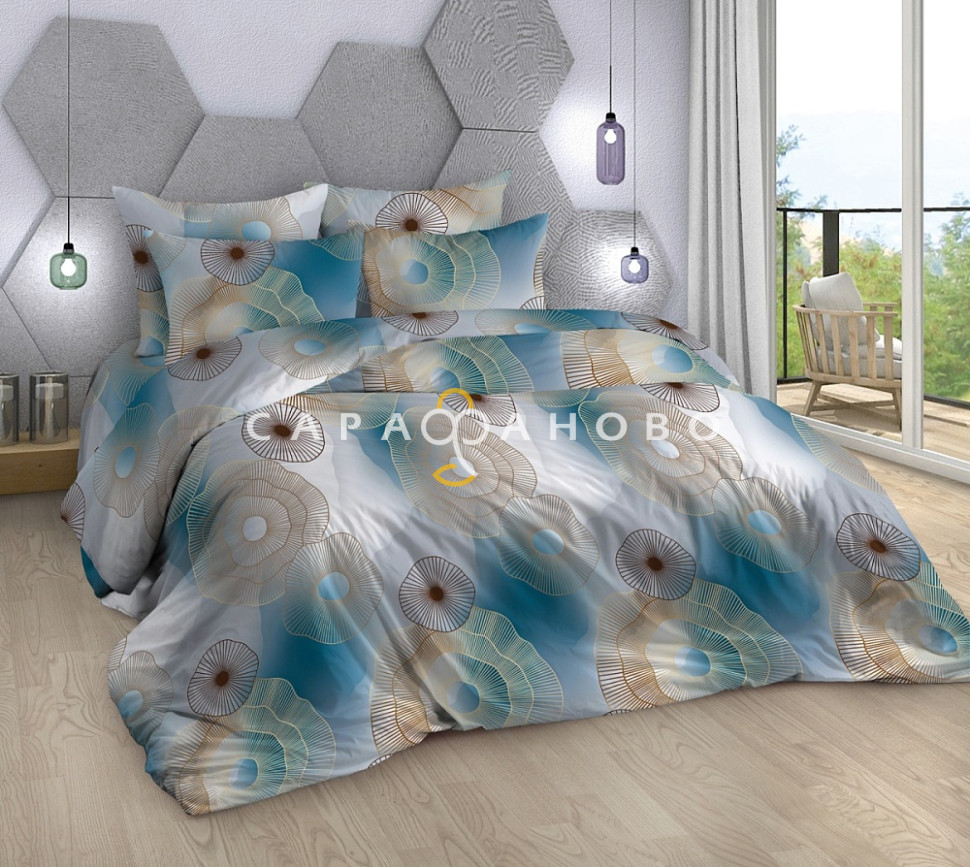 Ткань Бязь 220 см рис. Эва 13548/1