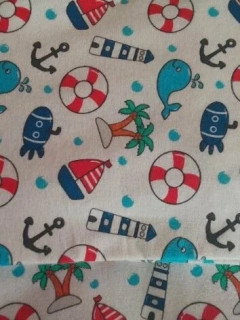 Ткань Теплый хлопок (Фланель) 180 см 170 гр диз Якоря