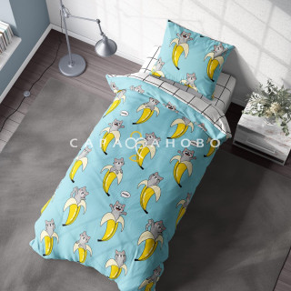 КПБ  Crazy Getup 16509-1/16405-1 Banana cats