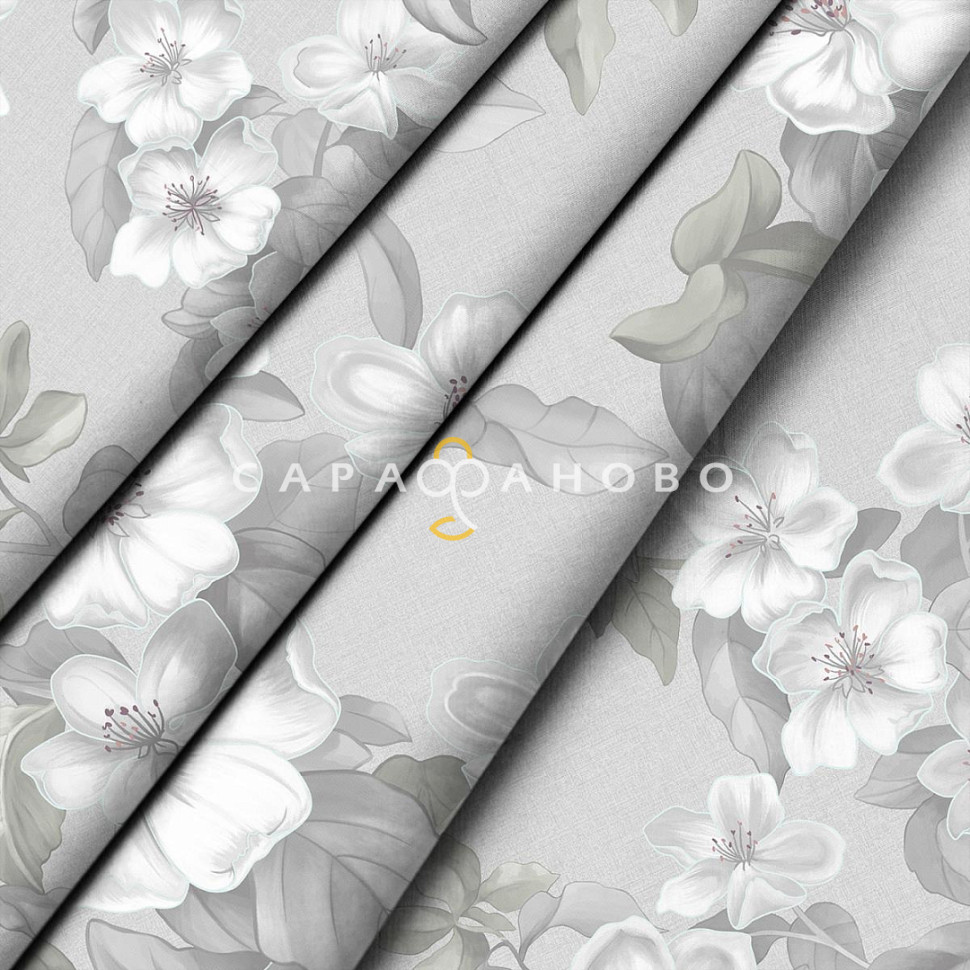 Бельевое полотно 220 см 142 гр наб рис 72106-1 Яблоневый Цвет