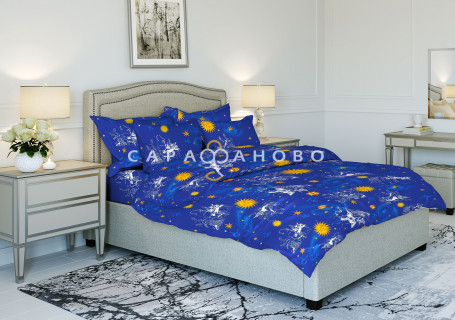 Ткань Бязь 150 см рис. 1153 "Андромеда"