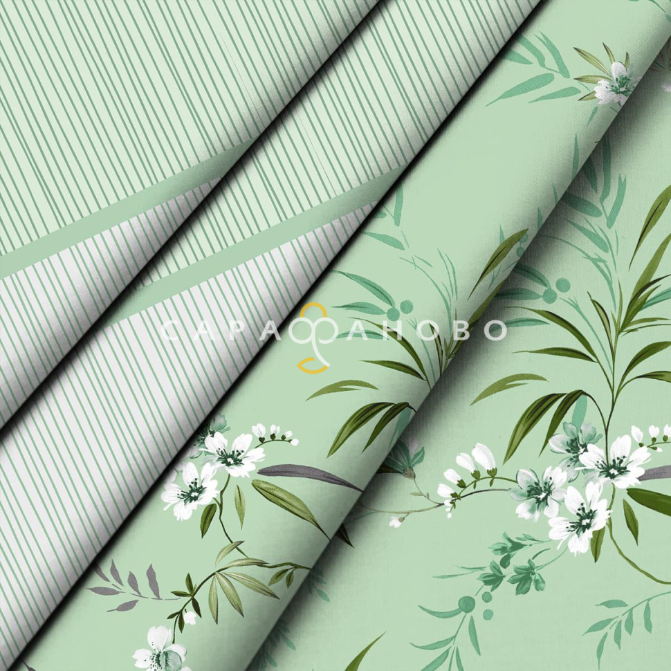 Ткань Бязь Комфорт 220 см 120 гр рис 60222 вид 3